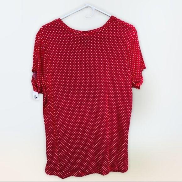 DISNEY PARKS MINNIE MOUSE RED POLKA DOT SHIRT M- 1 left! - Picture 4 of 5